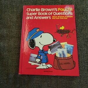 Charlie Browns Fourth Super Book‎ of Questions and Answers Vintage 1979